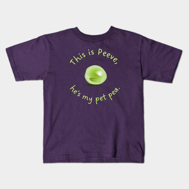 Pet Peeve Kids T-Shirt by Bubba C.